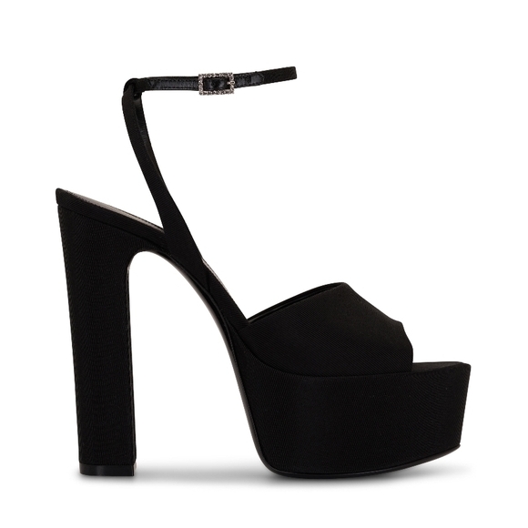 Yves Saint Laurent Penelope Antisfilo Nero Platform Heels - Picture 1 of 10